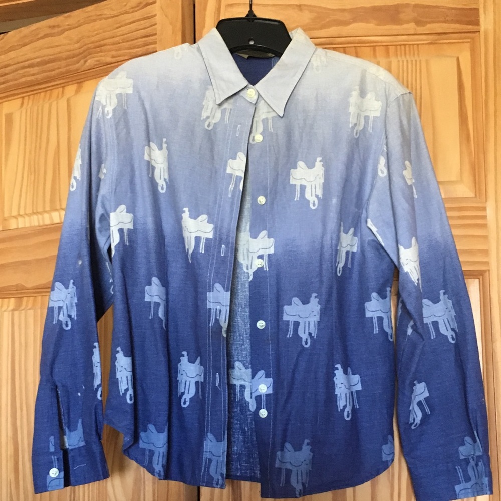 Roper western wear woman's blue S